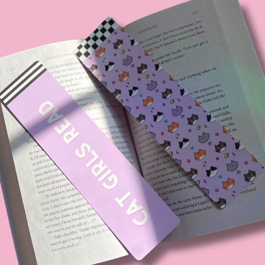 Cat Girls Read Bookmark