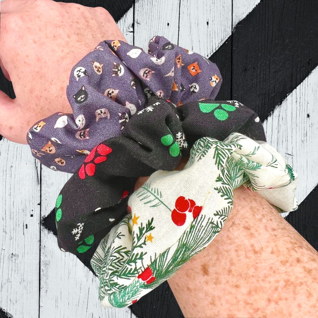 Pick Your Print Scrunchies - The Paw Pack Goods