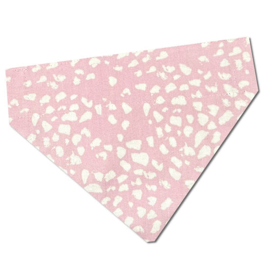 Pink Speckle Bandana - The Paw Pack Goods