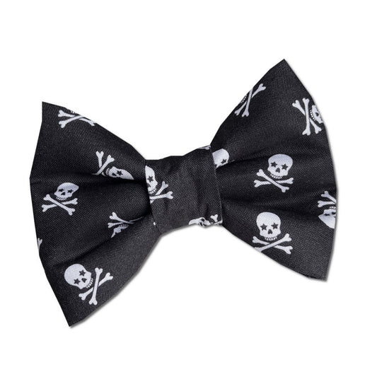 Skull and Crossbones Bow - The Paw Pack Goods