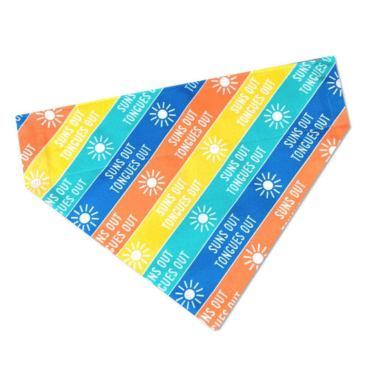 Suns Out, Tongues Out Bandana - The Paw Pack Goods